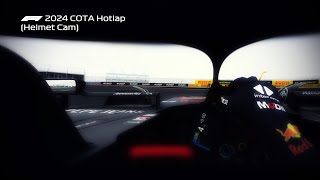 F1 2024 COTA Hotlap Helmet Cam [upl. by Marlow]