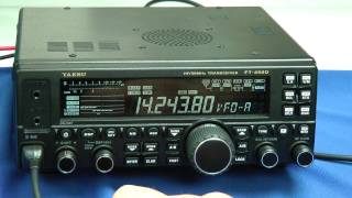 Yaesu FT450D Walkthrough [upl. by Ecadnac]