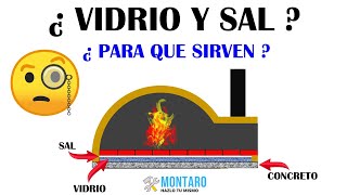 Horno de barro  ¿Vidrio y Sal para que sirven [upl. by Annavoig]