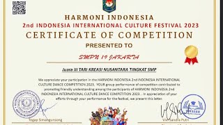 Juara 3 Lomba IICF  Indonesia International Cultural Festival  2023  Anjungan Riau TMII [upl. by Nivan349]