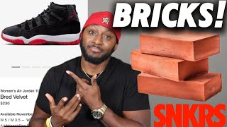 WHY THE NIKE AIR JORDAN 11 VELVET BREDS WILL BE BRICKS [upl. by Lala529]