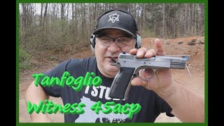 Tanfoglio EAA Witness Stainless Steel 45acp [upl. by Holden]