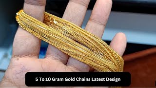 Gold Chain 5 Gram Design  5 Gram Gold Chain Designs With Price  5 Gram Sone Ki Chain Design [upl. by Nahshon945]