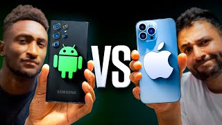 Android vs iPhone  Which is ACTUALLY Better ft MKBHD [upl. by Nodgnal]