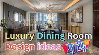 Luxury Dining Room design ideas 2024  Beautiful Dining Table And Room Design  AHR Home Decor [upl. by Bautram49]