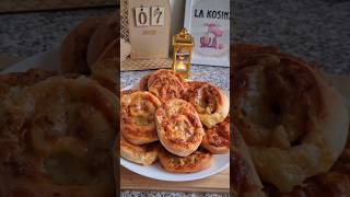 leckere Pizzaschnecken mit Thunfisch Mozarella Füllung Quarkteig einfache Rezepte Ramadan رمضان [upl. by Annenn]