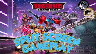 TRANSFORMERS Galactic Trials  split screen Gameplay ericfracco1474 VS DelilahYT [upl. by Mohandis]