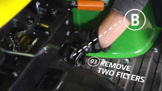 How To Change Your Transmission Oil and Filter  John Deere Compact Utility Tractors [upl. by Rratsal]