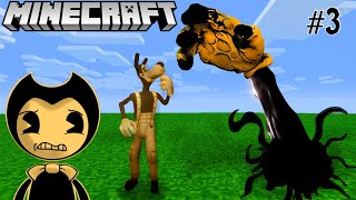 BENDY AND BORIS GET TRAPPED  Bendy Minecraft Adventures 3 [upl. by Ahsiemaj]