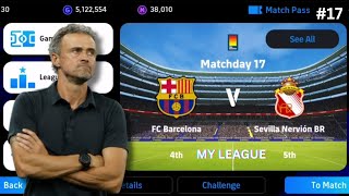 Barcelona Vs Sevilla In Efootball 2024 [upl. by Anikram]