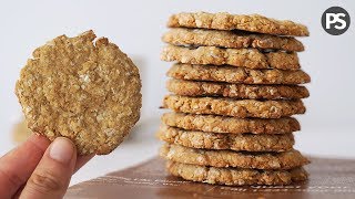 GALLETAS DE AVENA SALUDABLES Y SÚPER CRUJIENTES  VEG [upl. by Nnylsia]