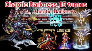 ffbe Chaotic Darkness 15 turnos todos los logros [upl. by Hartmann]