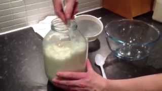 sieving kefir [upl. by Atiz]