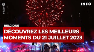 Découvrez les meilleurs moments du 21 juillet  RTBF Info [upl. by Aitsirk]