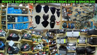 Bike Accessories Shop In Bangalore  Best Quality Bike Accessories  Bike Modification Store [upl. by Castara63]