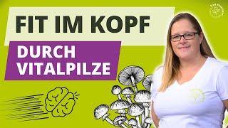 FIT IM KOPF 🚀 mit den Vitalpilzen Hericium Cordyceps und Chaga [upl. by Curry]