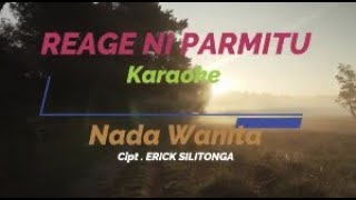 REGE NI PARMITU KARAOKE  CiptErick Silitonga NADA WANITA [upl. by Nytsirk]