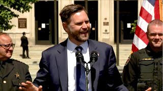 JD Vance speaks on crime at campaign event in Wisconsin [upl. by Llewoh]