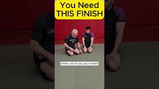 BJJ BEGINNER 😃 How to FINISH SINGLE LEG from KNEES bjj jiujitsu grappling [upl. by Uhn100]