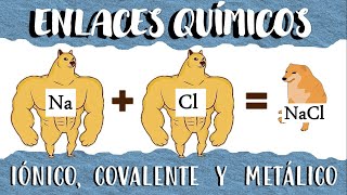 🧪 Tipos de Enlaces Químicos Iónico Covalente y Metálico [upl. by Ticknor]