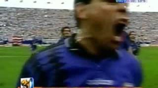 Incredible Argentina action and goal by Diego Maradona vs Greece World Cup 1994 [upl. by Caspar]