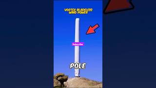 Bladeless wind turbine science sciencefacts facts windturbine [upl. by Natasha299]