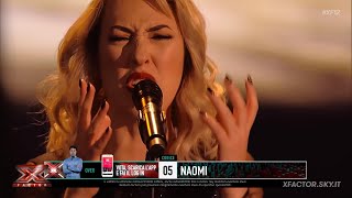 Naomi Rivieccio esibizione superfavorita dal pubblico a casa  X Factor 2018 [upl. by Sral]