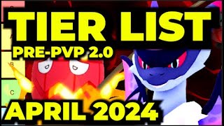 THE PVP TIER LIST OF April 2024  Loomian Legacy [upl. by Efi]