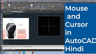 Use of Mouse and Cursor in Autocad  Autocad For Beginners [upl. by Giuseppe]