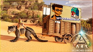 Wyvern Milk Disaster Run  Ark Scorched Earth Episode 37 [upl. by Ahtimat]