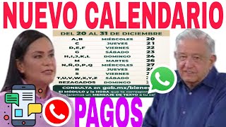 🎉OFICIAL NUEVO CALENDARIO PAGOS INICIA DEPÓSITOS☝️ TARJETA BIENESTAR DICIEMBRE 2024🔥 [upl. by Pablo]