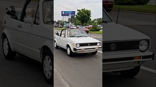 Volkswagen Cabriolet Classic Car Drive By Engine Sound Woodward Dream Cruise 2024 [upl. by Novyar]