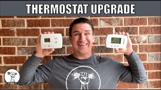 Installing a Programmable Thermostat  Honeywell Thermostat Install [upl. by Nadnerb]