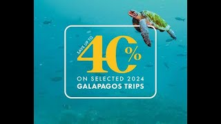 Selected Galapagos 2024 Departures  Up To 40 Off  Week Long Immersion Into The Galapagos Islands [upl. by Evangelia]