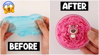 Fixing The Worst Store Bought Slimes extreme slime makeovers [upl. by Naillimxam]