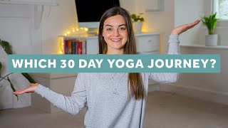 Review of ALL 30 Days of Yoga With Adriene  Which Yoga Journey is for You [upl. by Hillery]