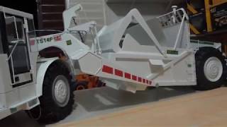 RC SCRAPER TEREX TS14F 110 SCALE [upl. by Elyod453]