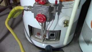 How to relight a water heater pilot light [upl. by Huber]