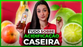 COMO FAZER ACIDIFICAÇÃO CAPILAR EM CASA tratamento incrível [upl. by Nobie]