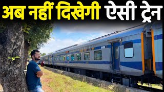 End of Hybrid Lhb coach Journey in Triveni express [upl. by Alliuqal]