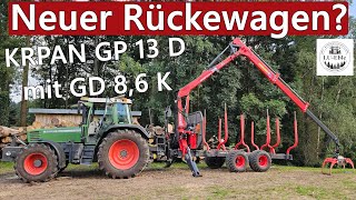 Neuer Rückewagen KRPAN GP 13 D mit GD 86 K  Ersteinsatz [upl. by Yeniar341]