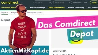 Das Comdirect Depot  Ideal für Aktienanfänger  Online Broker Teil 1 [upl. by Oner]