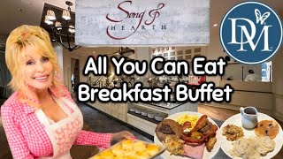 Song amp Hearth Breakfast Buffet DreamMore Resort Pigeon Forge TN [upl. by Anahcar]