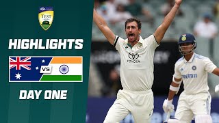 Australia v India 202425  Second Test  Day One [upl. by Neelloj]