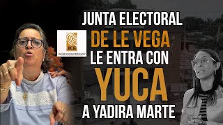 DIRECTORA DE LA JUNTA ELECTORAL DE LA VEGA LE ENTRA CON YUCA A YADIRA MARTE [upl. by Tiffi245]