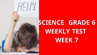 science grade 6 weekly test week 7 [upl. by Oric]