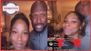 LAMH Martell amp Arionne Curry Go PUBLIC On Instagram Live Says They’re Both Happy [upl. by Anait]