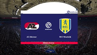 ⚽ AZ Alkmaar vs RKC Waalwijk ⚽  Eredivisie 04132024  Fifa [upl. by Saudra48]