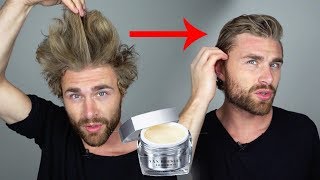 Haarstyling TUTORIAL für Männer mit LUXUSHAARWACHS quotFriedrichquot 💯 [upl. by Ennaehr]