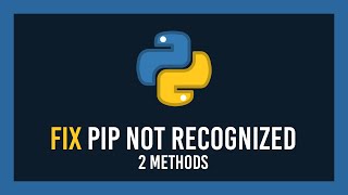 Python Fix pip is not recognized  Easy [upl. by Auqinom]